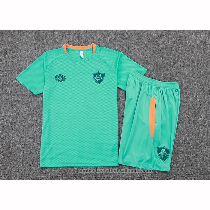 Chandal del Fluminense Manga Corta 25/26 Verde - Pantalon Corto